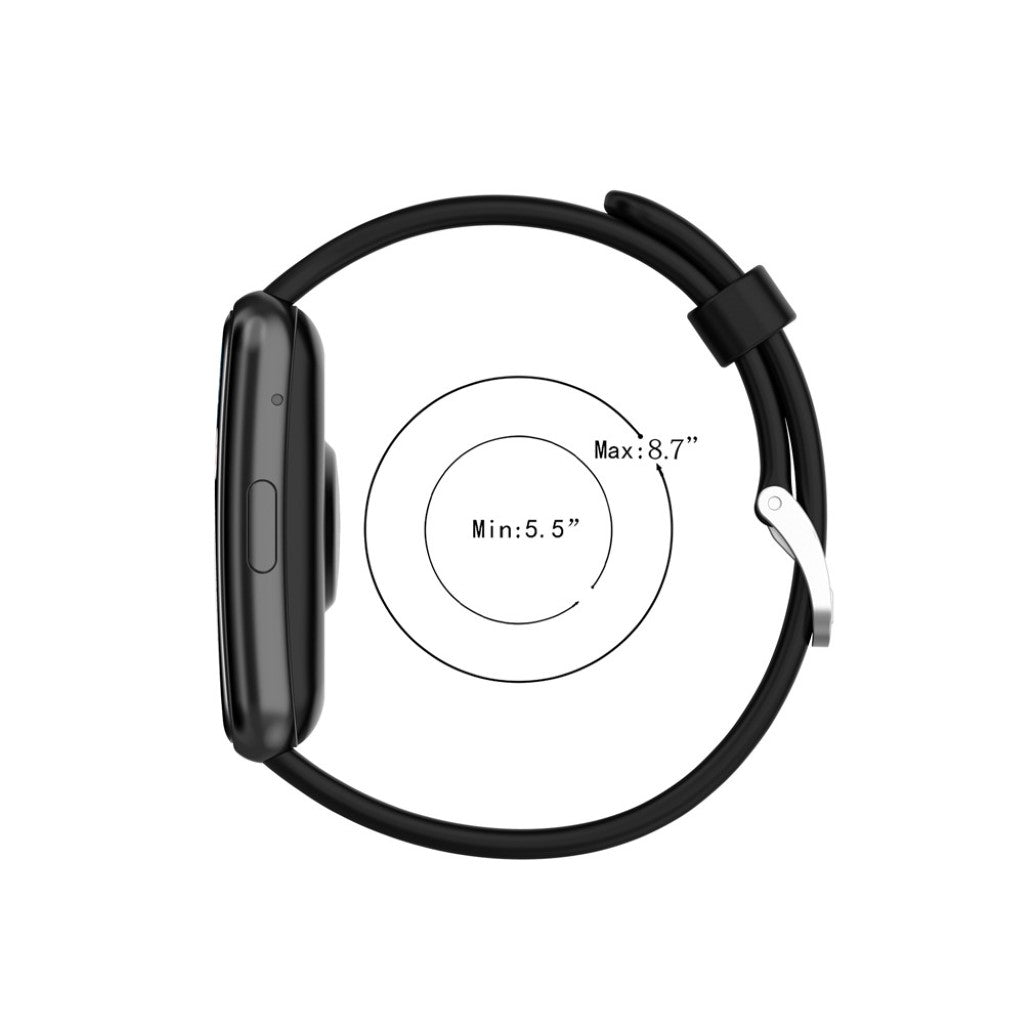 Rigtigt smuk Huawei Watch Fit Silikone Rem - Sort#serie_1