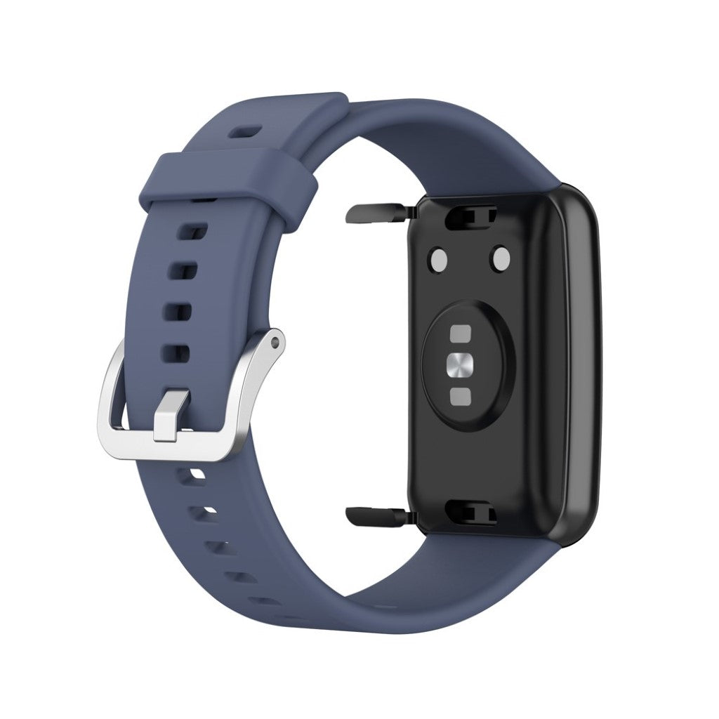 Super smuk Huawei Watch Fit Silikone Rem - Blå#serie_10
