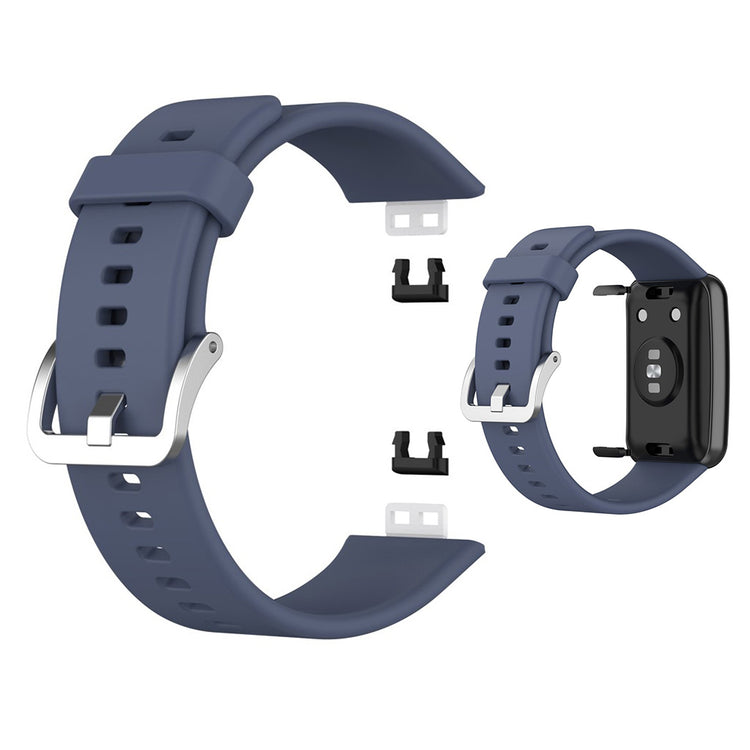 Super smuk Huawei Watch Fit Silikone Rem - Blå#serie_10