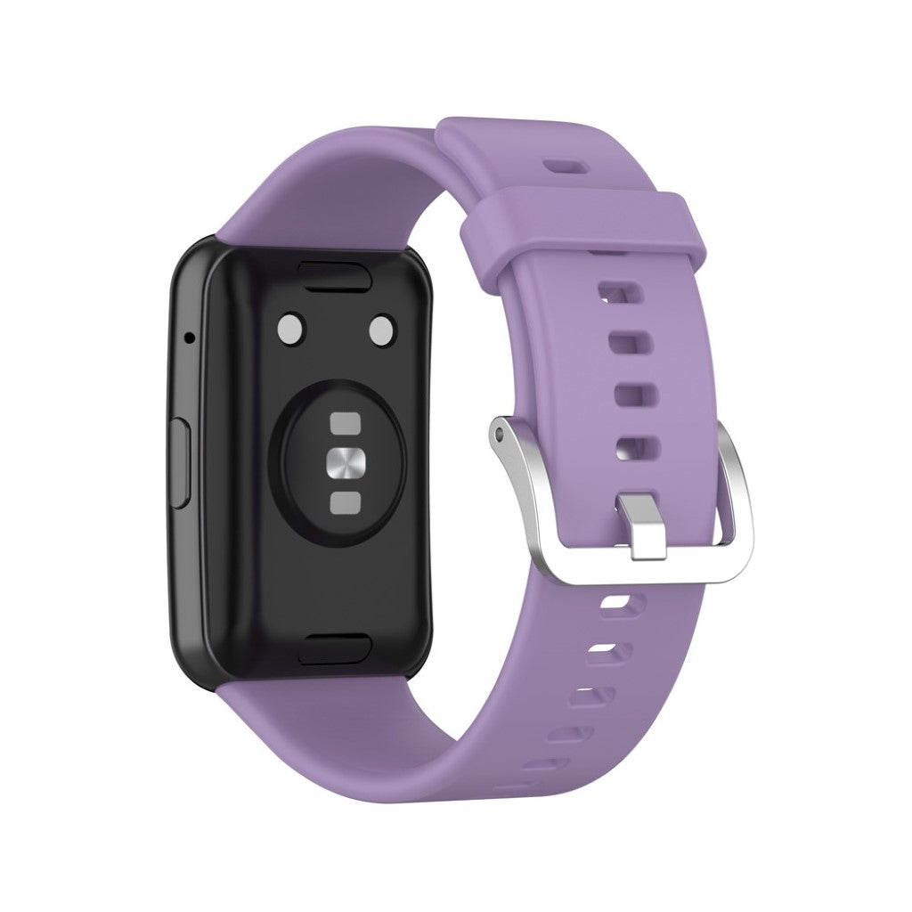 Super smuk Huawei Watch Fit Silikone Rem - Lilla#serie_13