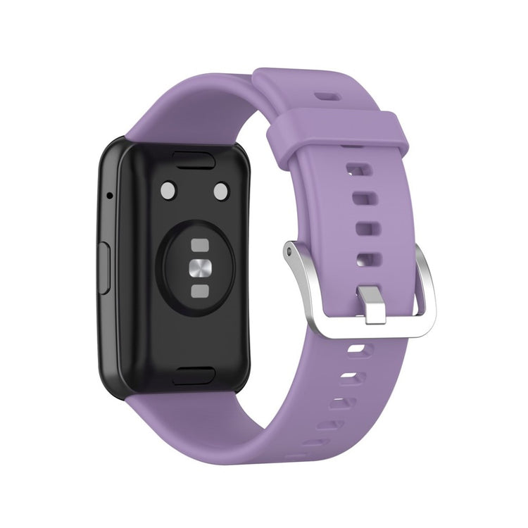 Super smuk Huawei Watch Fit Silikone Rem - Lilla#serie_13