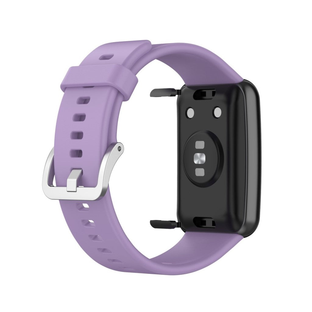 Super smuk Huawei Watch Fit Silikone Rem - Lilla#serie_13