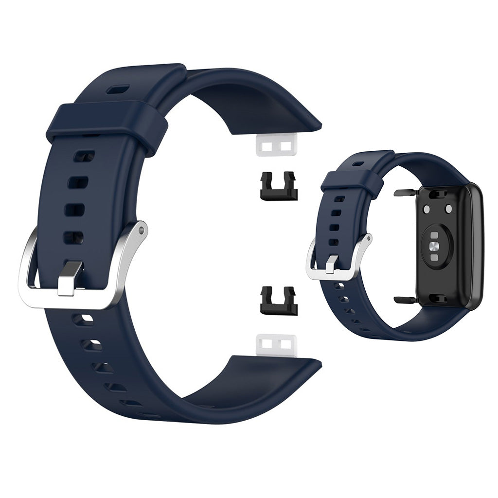 Super smuk Huawei Watch Fit Silikone Rem - Blå#serie_14