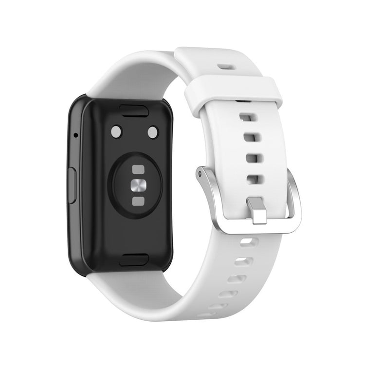 Rigtigt smuk Huawei Watch Fit Silikone Rem - Hvid#serie_2