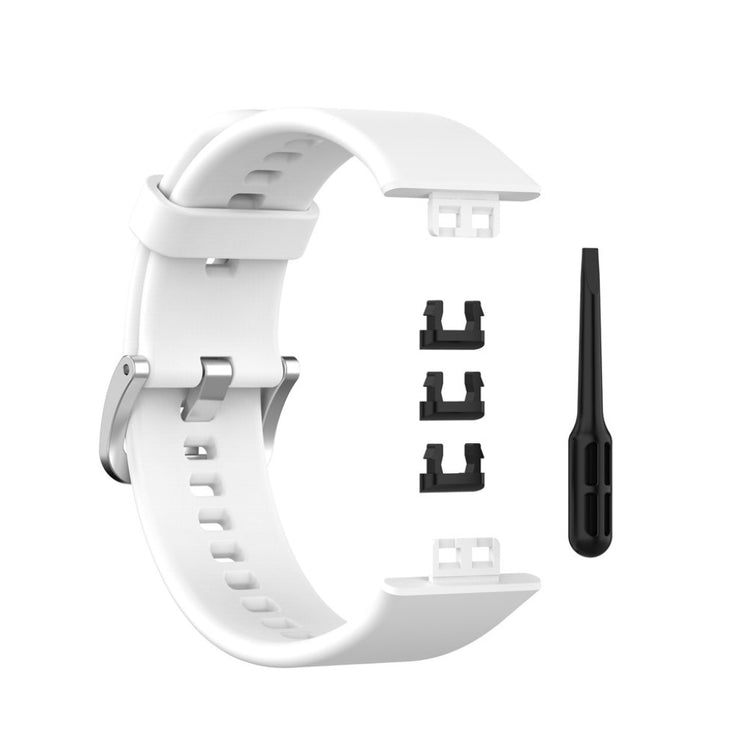 Rigtigt smuk Huawei Watch Fit Silikone Rem - Hvid#serie_2