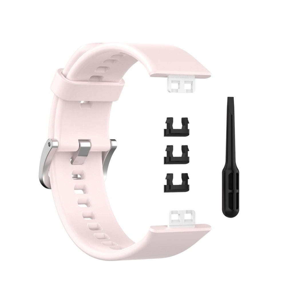 Super smuk Huawei Watch Fit Silikone Rem - Pink#serie_5
