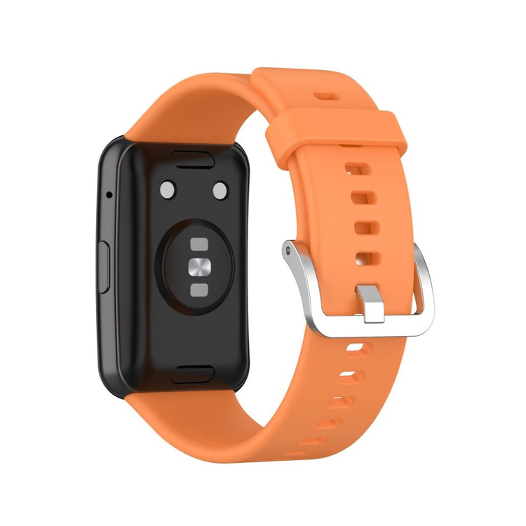 Super smuk Huawei Watch Fit Silikone Rem - Orange#serie_6