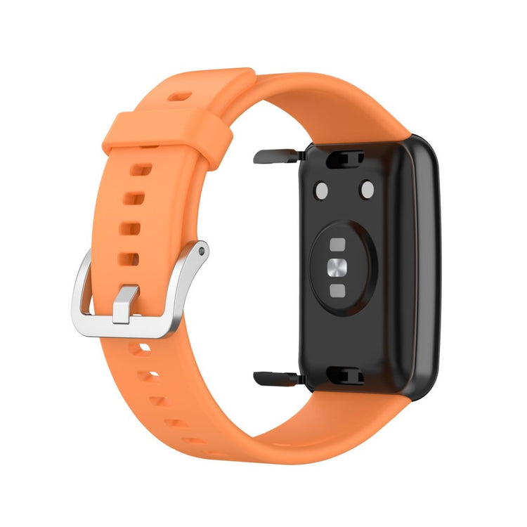 Super smuk Huawei Watch Fit Silikone Rem - Orange#serie_6