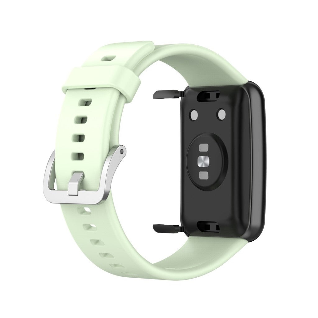 Super smuk Huawei Watch Fit Silikone Rem - Grøn#serie_7