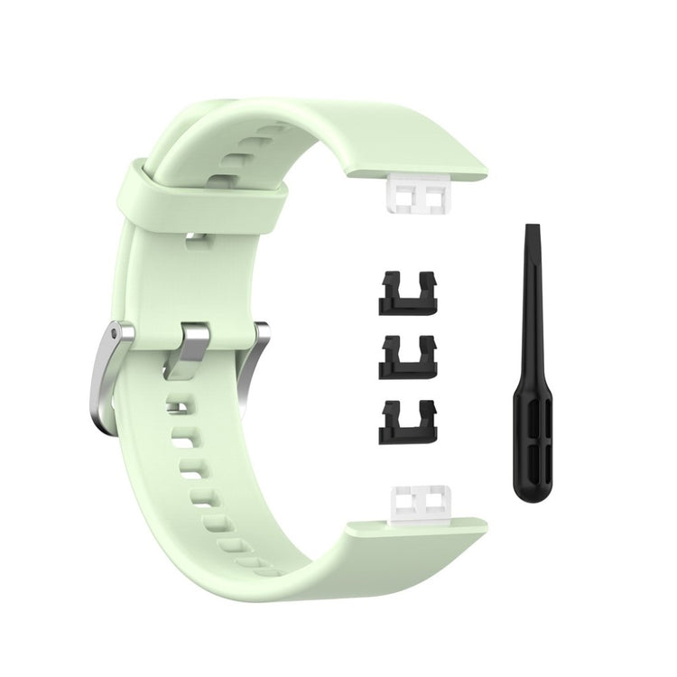 Super smuk Huawei Watch Fit Silikone Rem - Grøn#serie_7