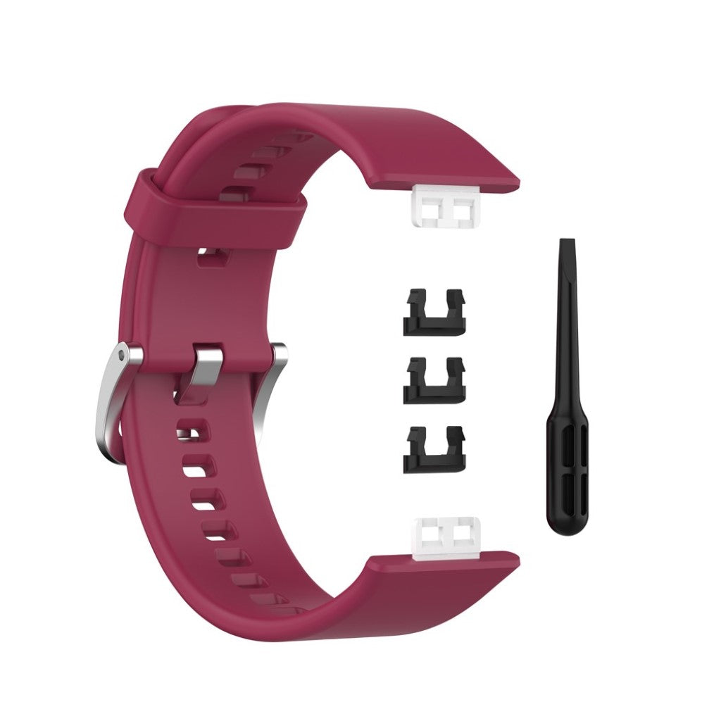 Super smuk Huawei Watch Fit Silikone Rem - Rød#serie_8