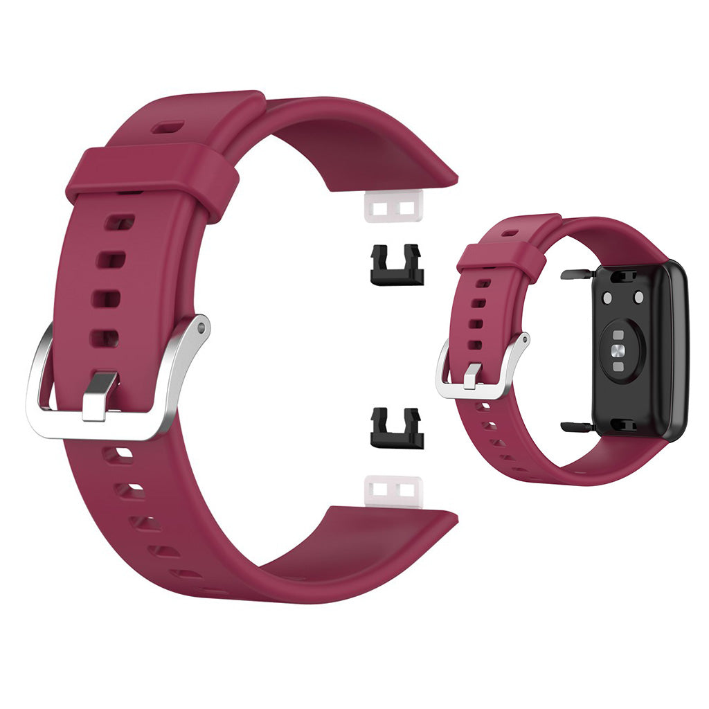 Super smuk Huawei Watch Fit Silikone Rem - Rød#serie_8