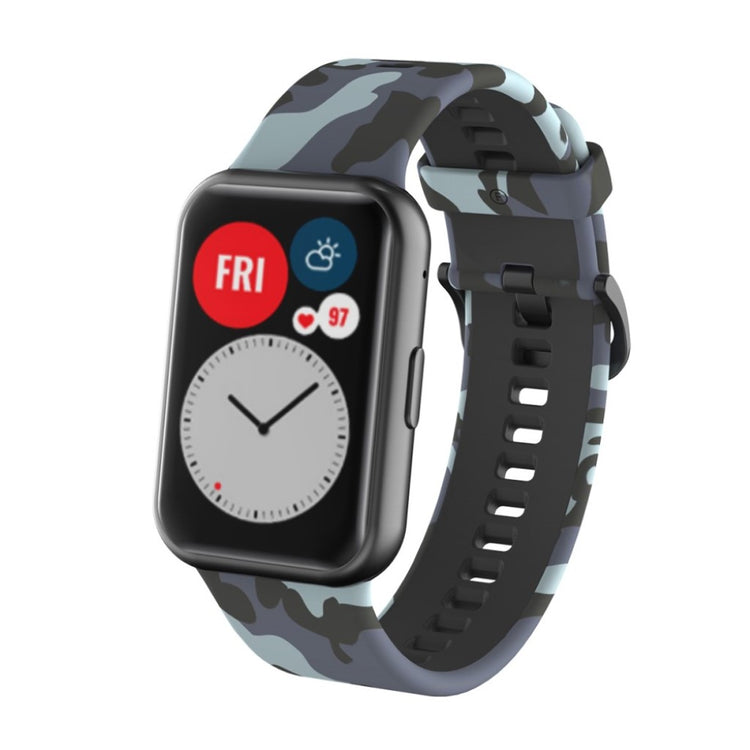 Smuk Huawei Watch Fit Silikone Rem - Sølv#serie_1