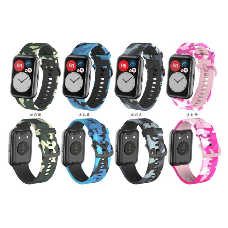 Smuk Huawei Watch Fit Silikone Rem - Sølv#serie_1