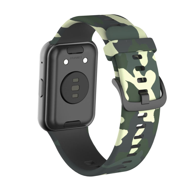 Smuk Huawei Watch Fit Silikone Rem - Grøn#serie_3