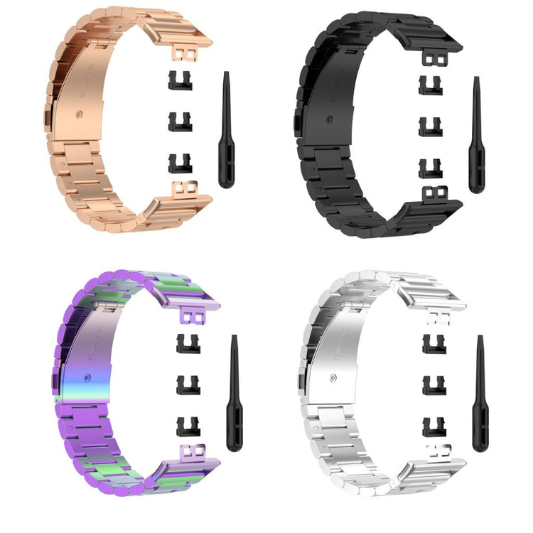 Meget fantastisk Huawei Watch Fit Metal Rem - Sort#serie_1
