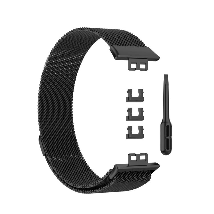 Helt vildt fantastisk Huawei Watch Fit Metal Rem - Sort#serie_1