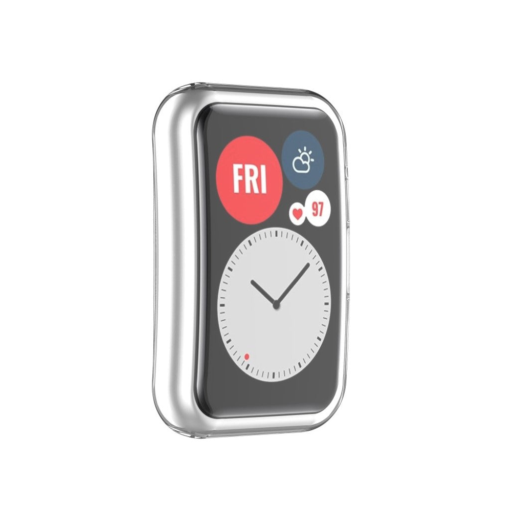 Vildt Fint Huawei Watch Fit Silikone Cover - Gennemsigtig#serie_9