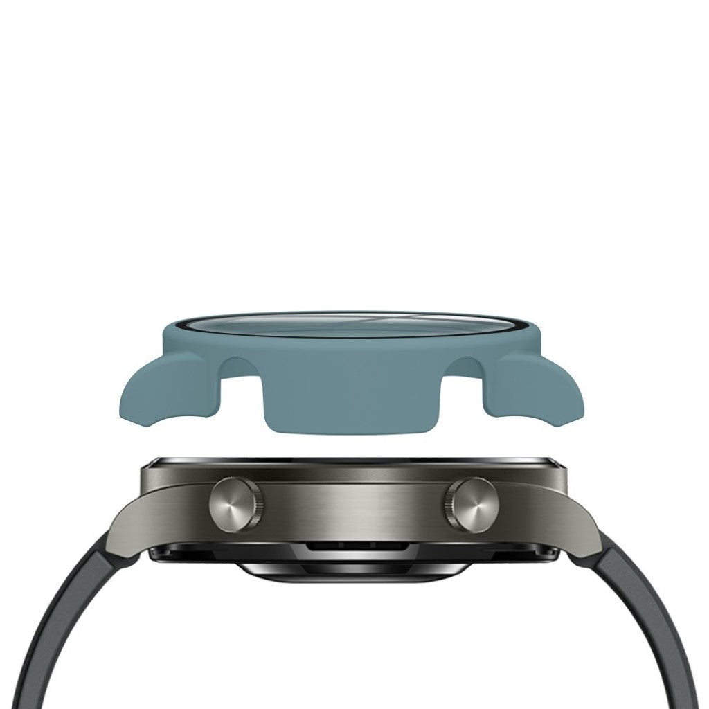 Rigtigt Fed Huawei Watch GT 2 Pro Cover med Skærmbeskytter i Plastik og Hærdet Glas - Grøn#serie_5