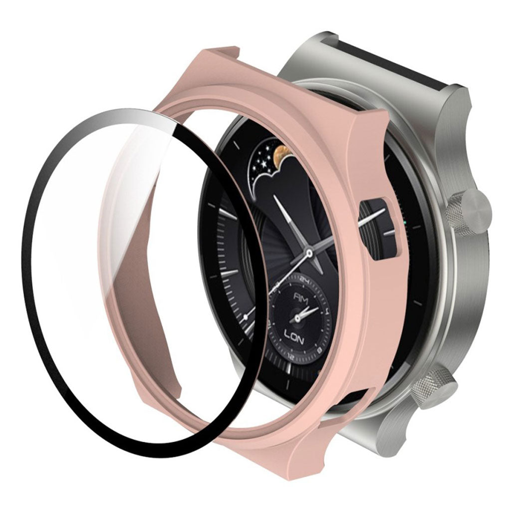 Huawei Watch GT 2 Pro matte cover with tempered glass - Pink#serie_2