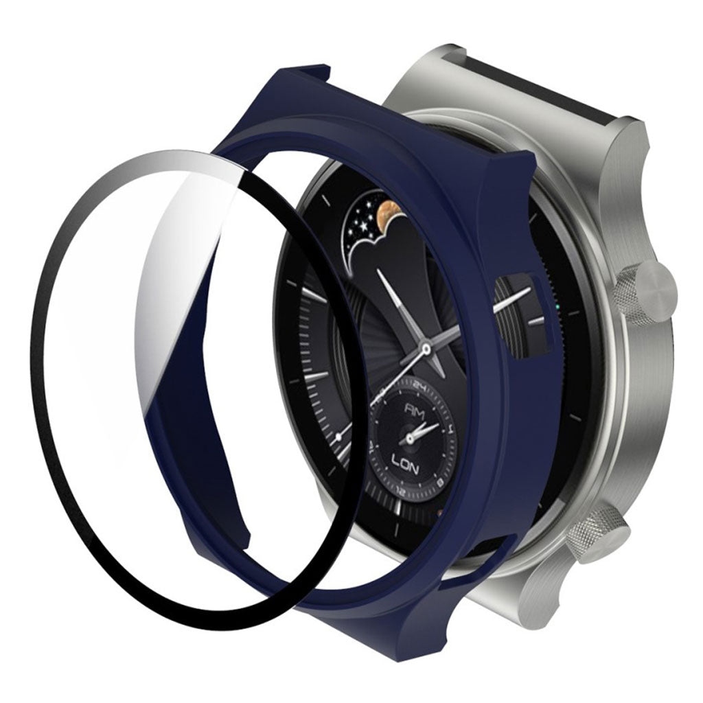 Huawei Watch GT 2 Pro matte cover with tempered glass - Blue#serie_5