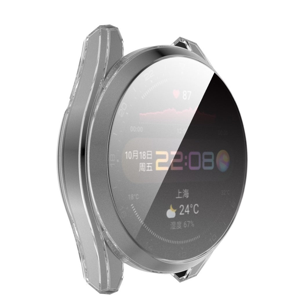 Super Fed Huawei Watch 3 Pro Silikone Cover - Gennemsigtig#serie_2