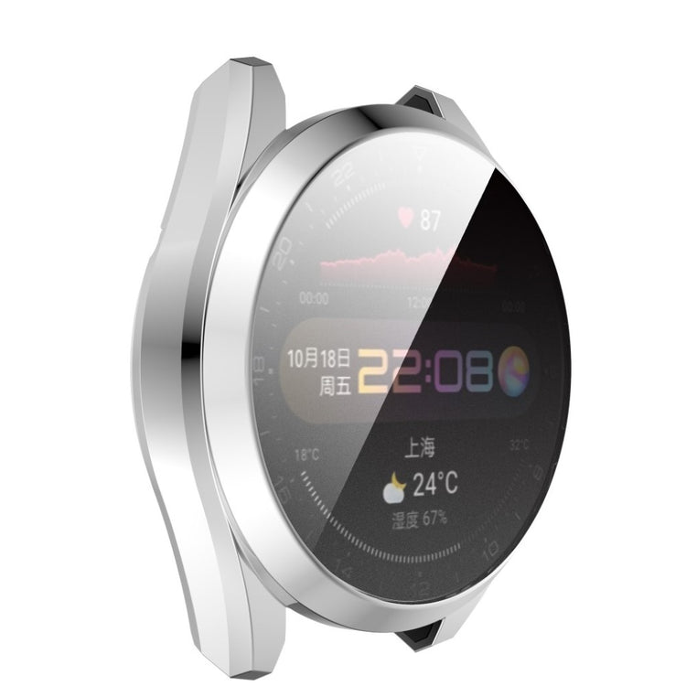 Super Fed Huawei Watch 3 Pro Silikone Cover - Sølv#serie_3