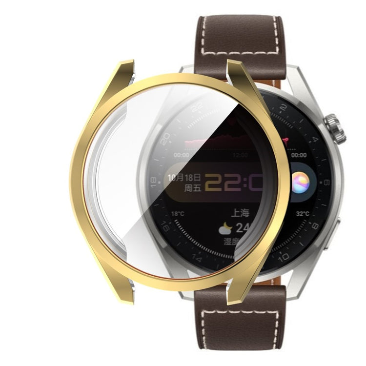 Super Fed Huawei Watch 3 Pro Silikone Cover - Guld#serie_6