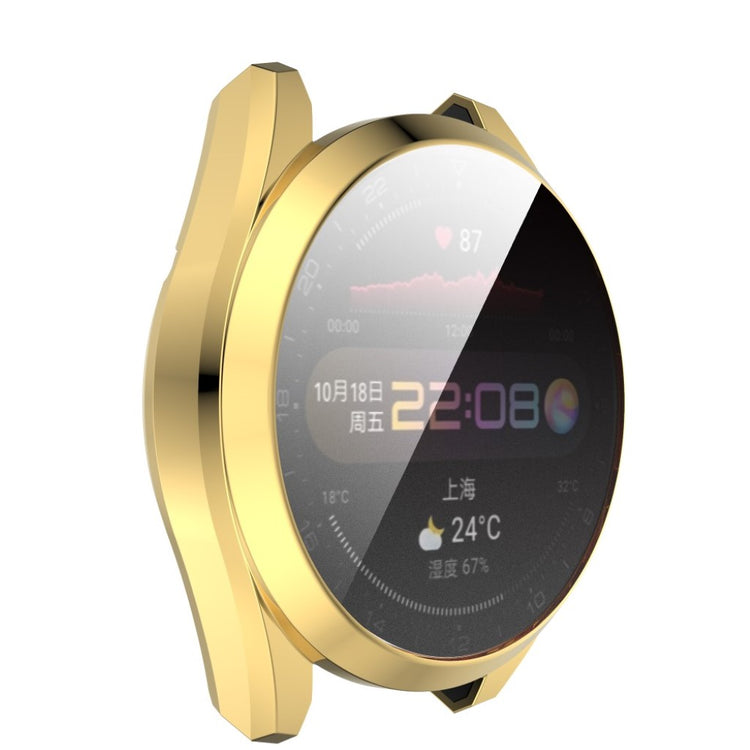 Super Fed Huawei Watch 3 Pro Silikone Cover - Guld#serie_6