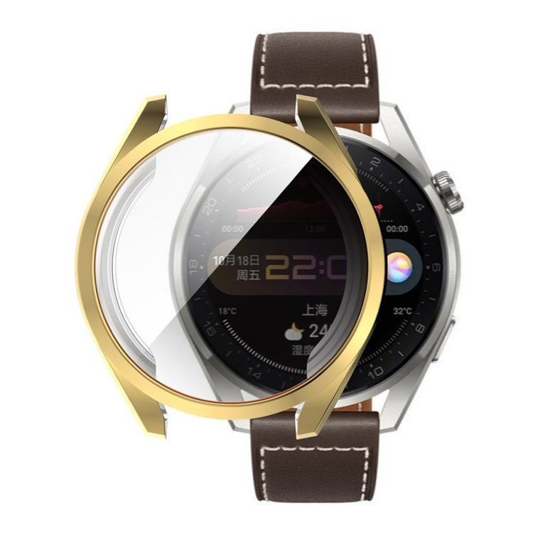 Fed Huawei Watch 3 Pro Silikone Cover - Guld#serie_2