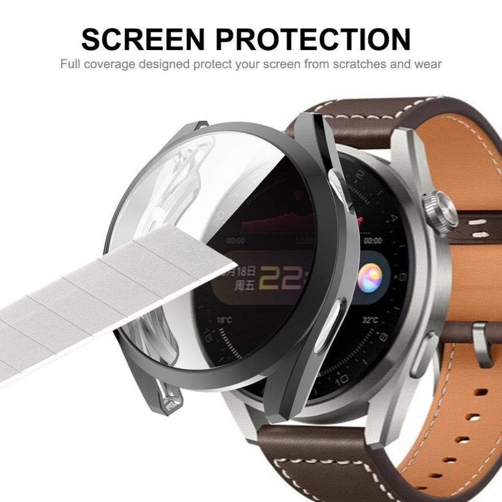 Fed Huawei Watch 3 Pro Silikone Cover - Pink#serie_3