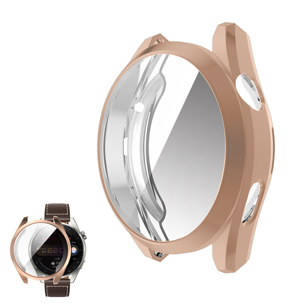 Fed Huawei Watch 3 Pro Silikone Cover - Pink#serie_3