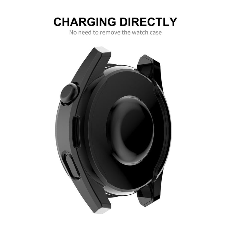 Fed Huawei Watch 3 Pro Silikone Cover - Sølv#serie_4