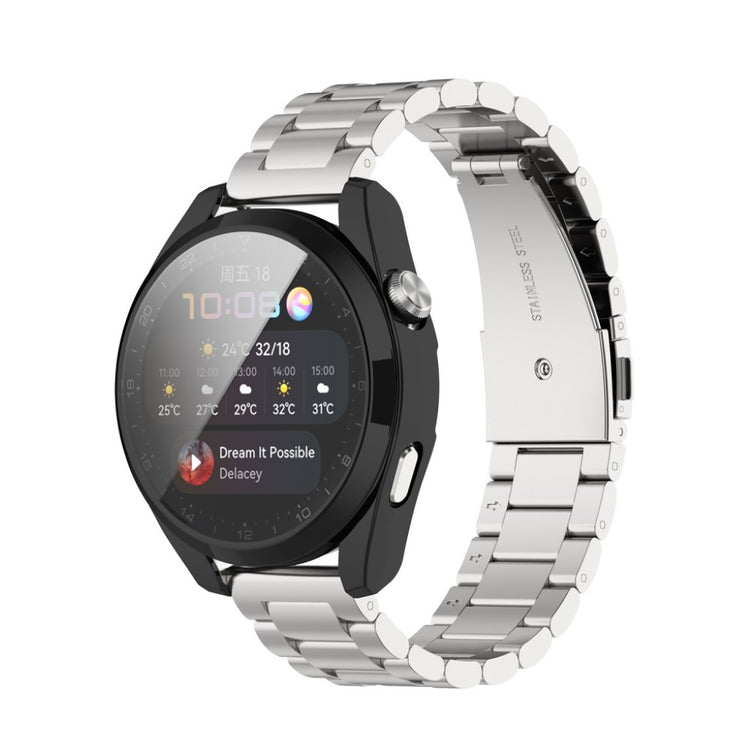 Super Fint Huawei Watch 3 Pro Silikone Cover - Sort#serie_1