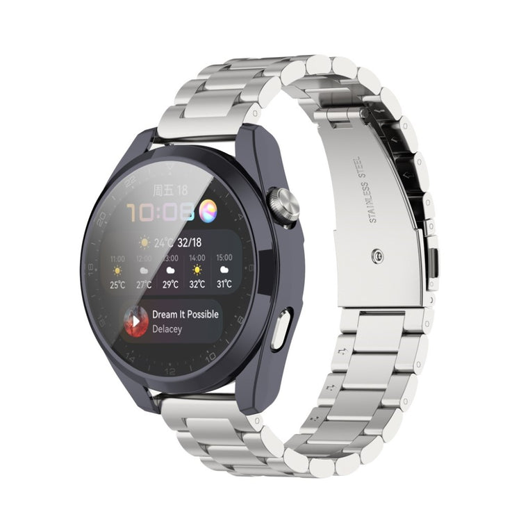 Super Fint Huawei Watch 3 Pro Silikone Cover - Sort#serie_2