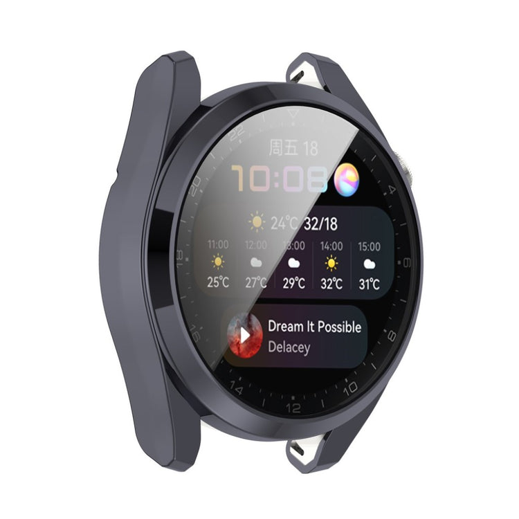 Super Fint Huawei Watch 3 Pro Silikone Cover - Sort#serie_2
