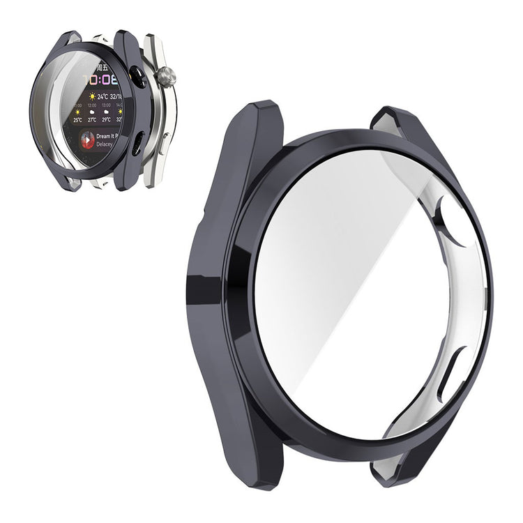 Super Fint Huawei Watch 3 Pro Silikone Cover - Sort#serie_2