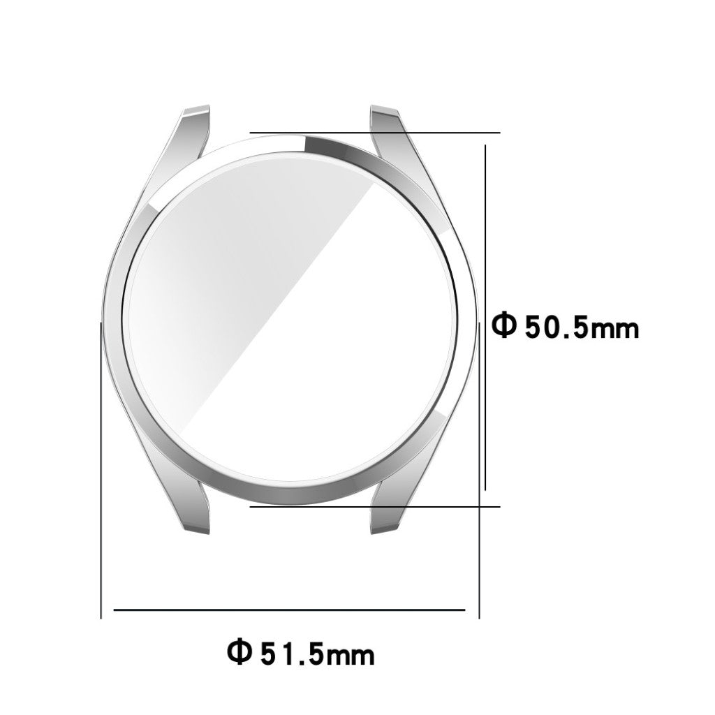 Super Fint Huawei Watch 3 Pro Silikone Cover - Sølv#serie_3