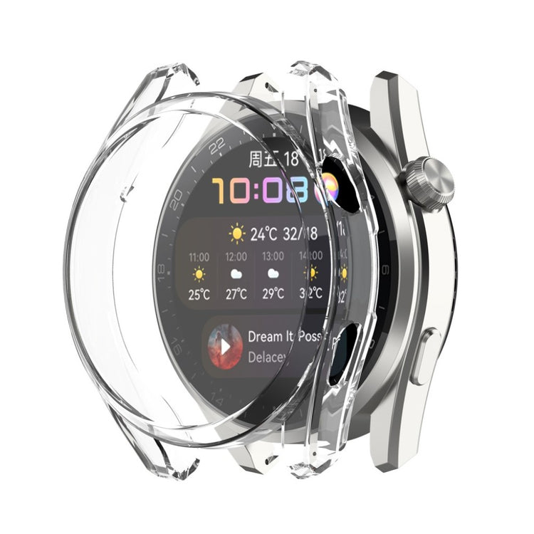 Super Fint Huawei Watch 3 Pro Silikone Cover - Gennemsigtig#serie_4