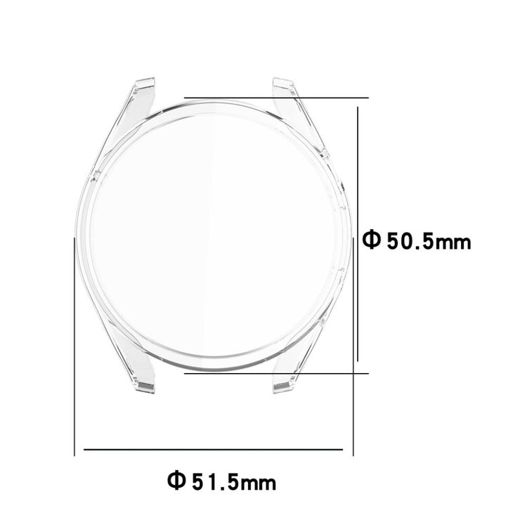 Super Fint Huawei Watch 3 Pro Silikone Cover - Gennemsigtig#serie_4