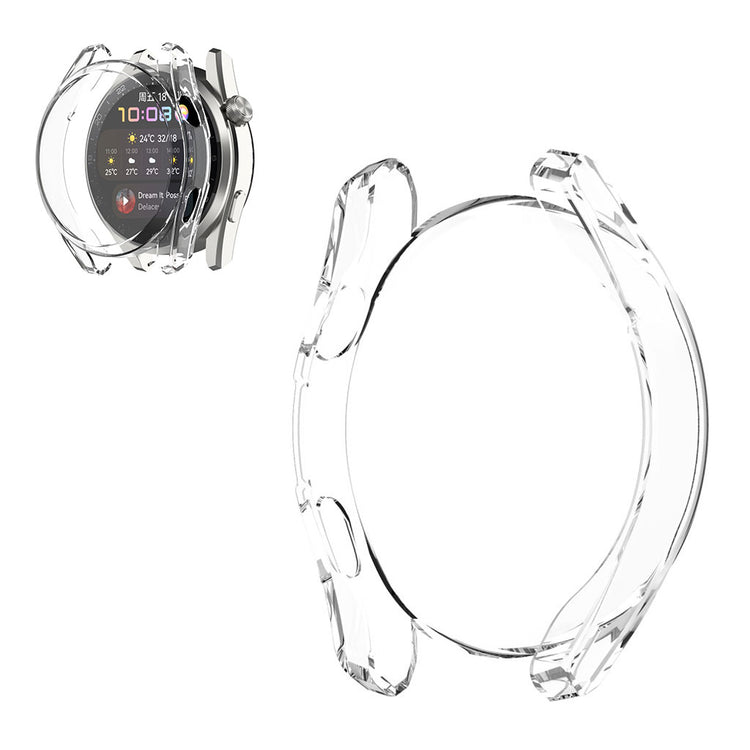 Super Fint Huawei Watch 3 Pro Silikone Cover - Gennemsigtig#serie_4