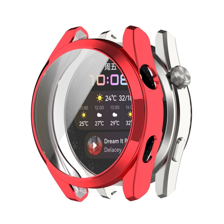 Super Fint Huawei Watch 3 Pro Silikone Cover - Rød#serie_5