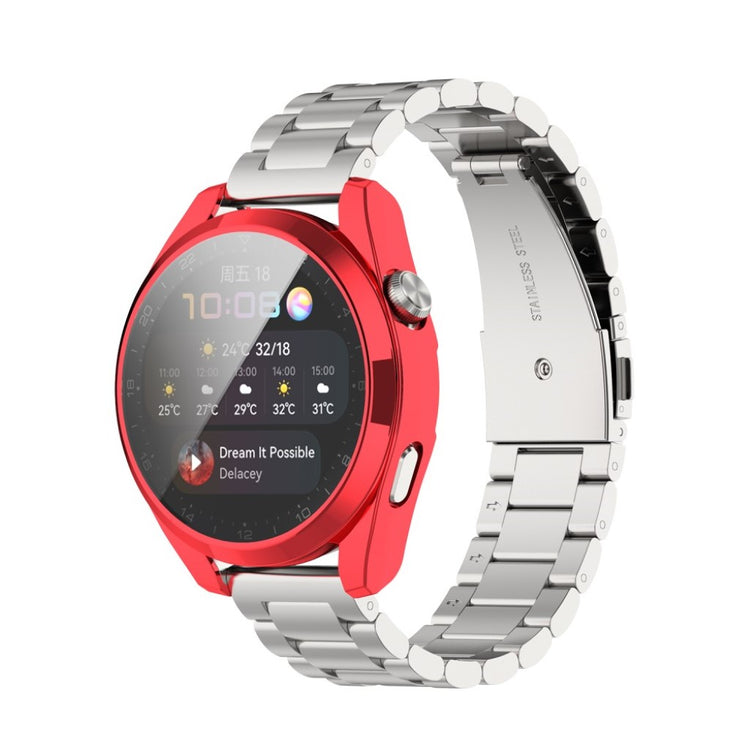 Super Fint Huawei Watch 3 Pro Silikone Cover - Rød#serie_5