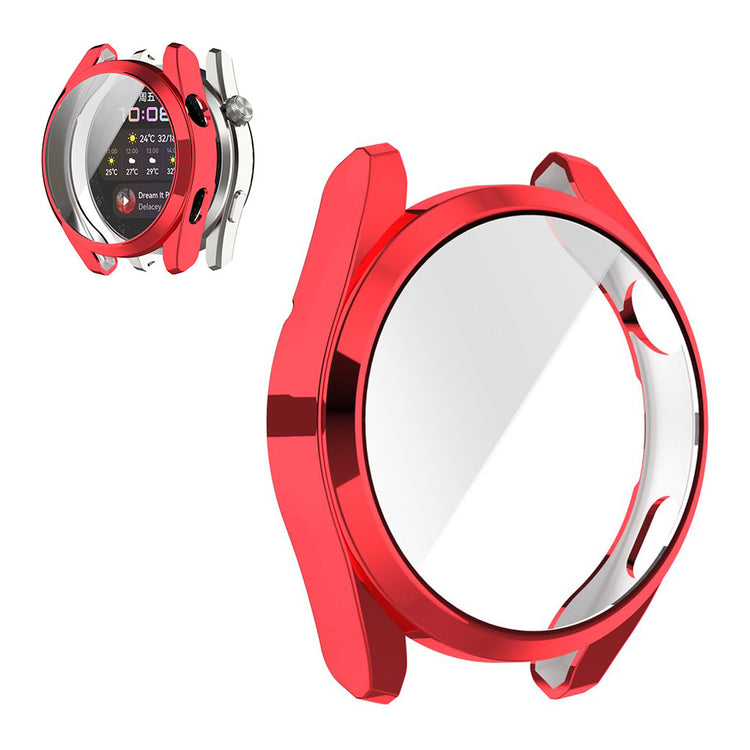 Super Fint Huawei Watch 3 Pro Silikone Cover - Rød#serie_5