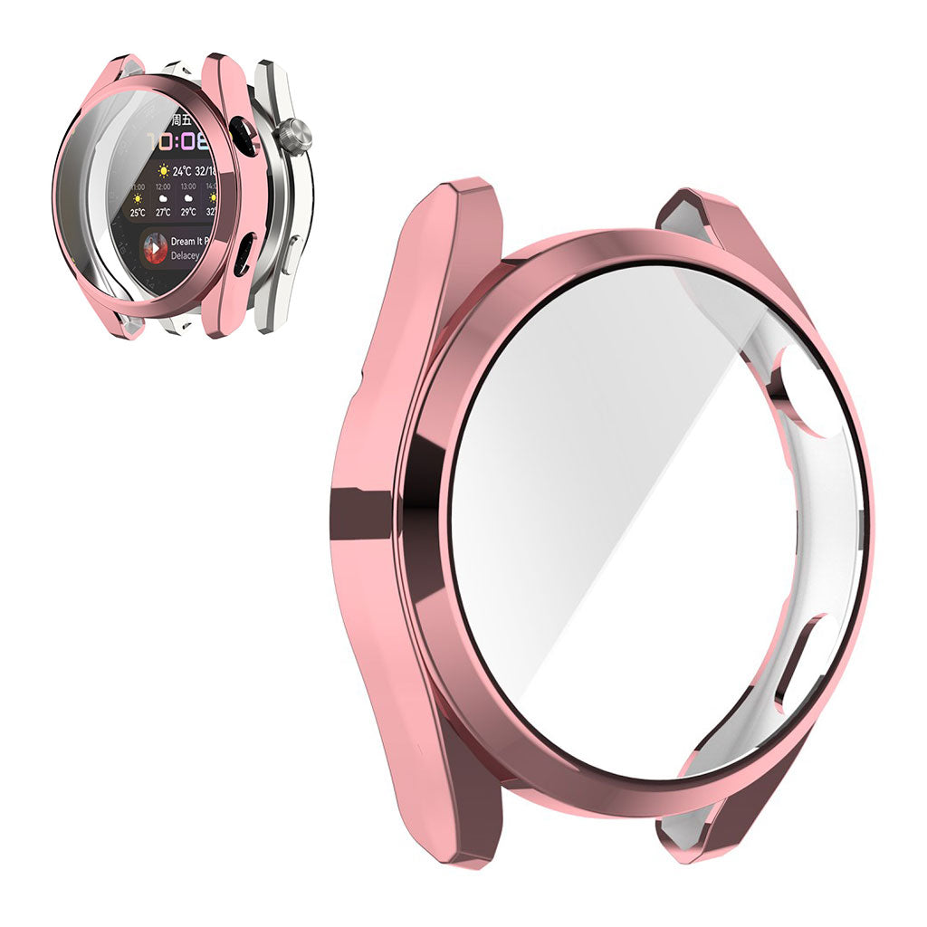 Super Fint Huawei Watch 3 Pro Silikone Cover - Pink#serie_6