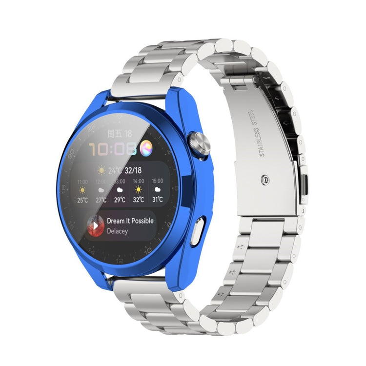 Super Fint Huawei Watch 3 Pro Silikone Cover - Blå#serie_8