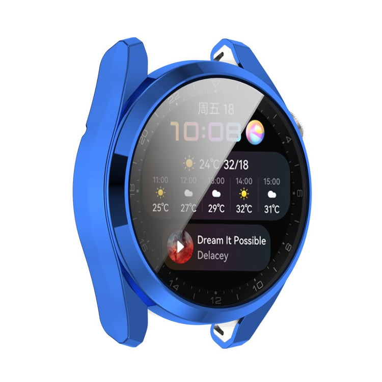 Super Fint Huawei Watch 3 Pro Silikone Cover - Blå#serie_8