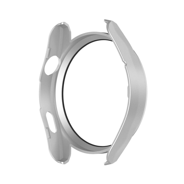 Super Godt Huawei Watch 3 Pro Cover med Skærmbeskytter i Silikone og Hærdet Glas - Sølv#serie_2