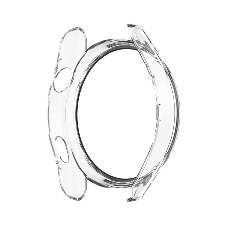 Super Godt Huawei Watch 3 Pro Cover med Skærmbeskytter i Silikone og Hærdet Glas - Gennemsigtig#serie_3