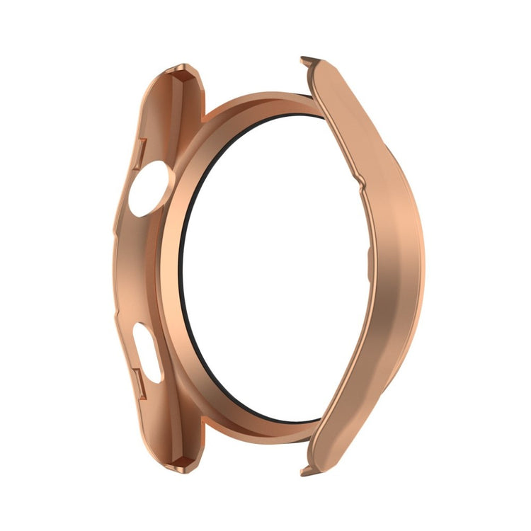 Super Godt Huawei Watch 3 Pro Cover med Skærmbeskytter i Silikone og Hærdet Glas - Pink#serie_5
